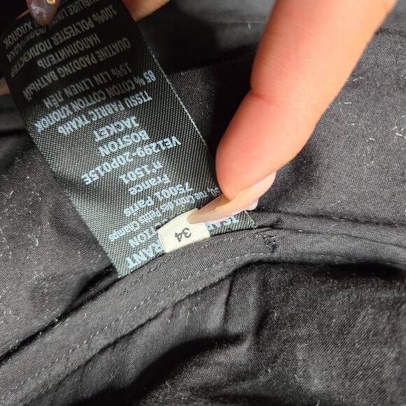 Isabel Marant Etoile Boston Cotton-Blend Bomber Jacket Size: 34 - Picture 7 of 8